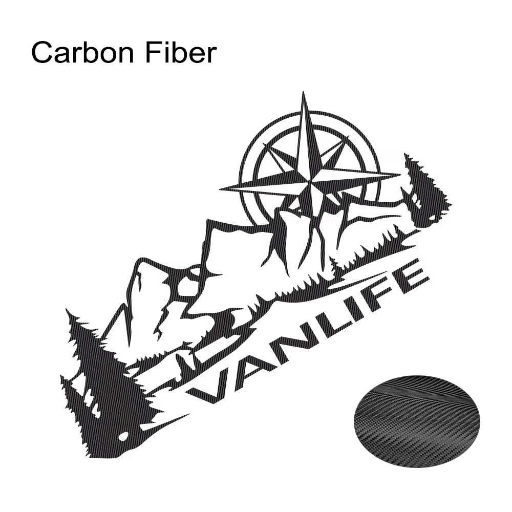 Car Body Side Stickers Camper Van Life Vanlife Decor Decal Vinyl Decoration for Truck RV Bus Caravan Minivan Auto Accessories