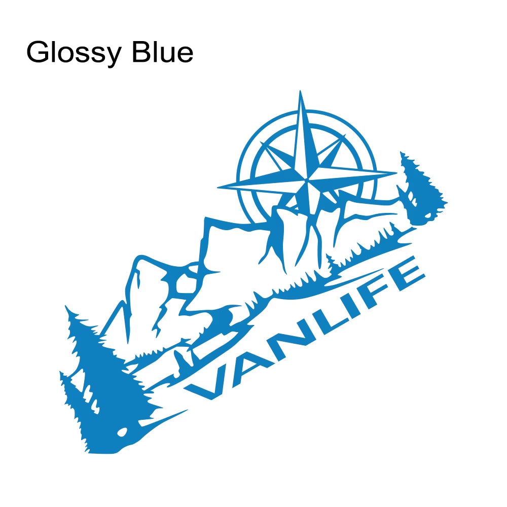 Car Body Side Stickers Camper Van Life Vanlife Decor Decal Vinyl Decoration for Truck RV Bus Caravan Minivan Auto Accessories