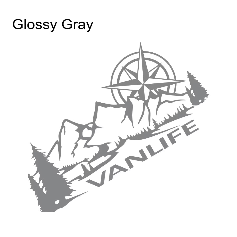 Car Body Side Stickers Camper Van Life Vanlife Decor Decal Vinyl Decoration for Truck RV Bus Caravan Minivan Auto Accessories