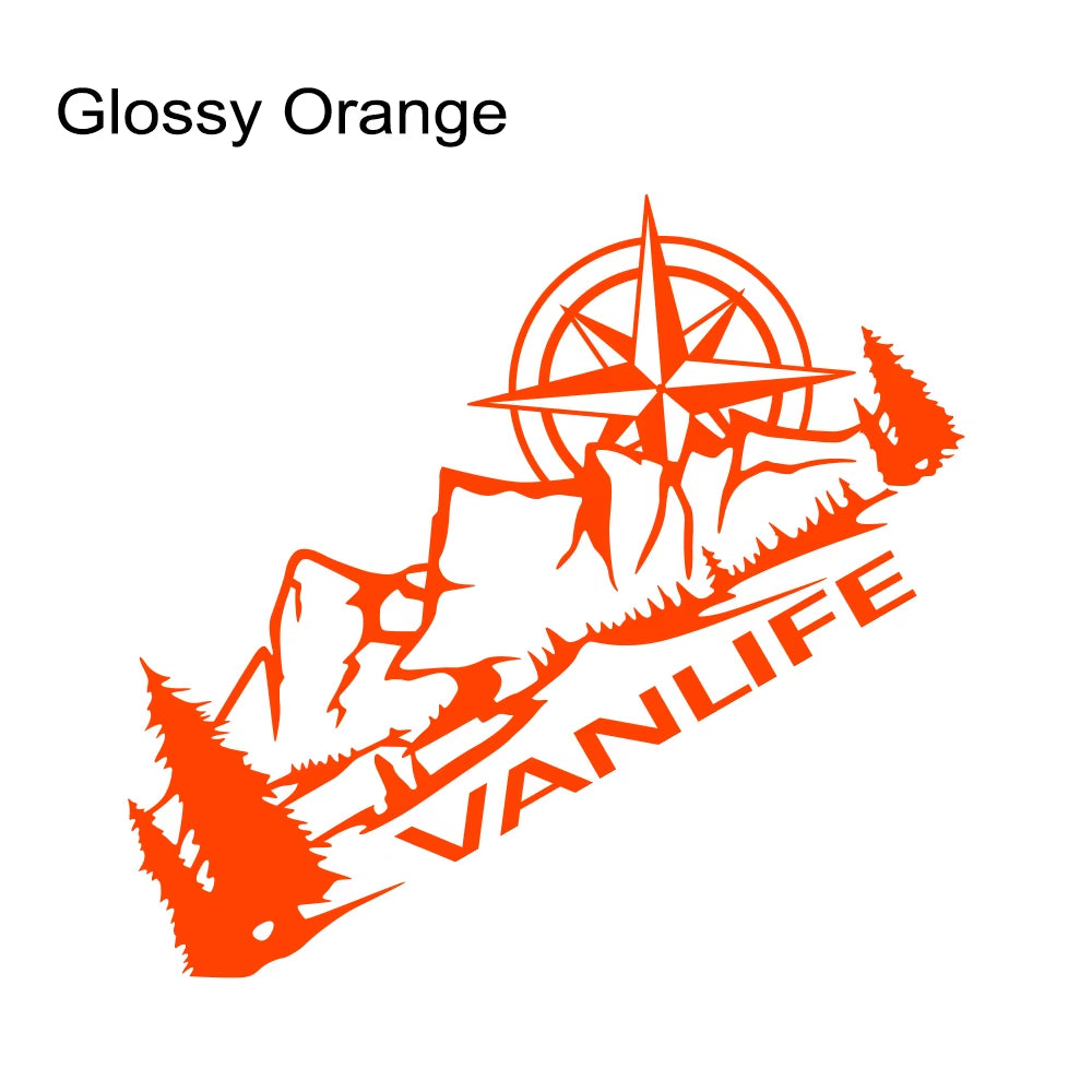 Car Body Side Stickers Camper Van Life Vanlife Decor Decal Vinyl Decoration for Truck RV Bus Caravan Minivan Auto Accessories