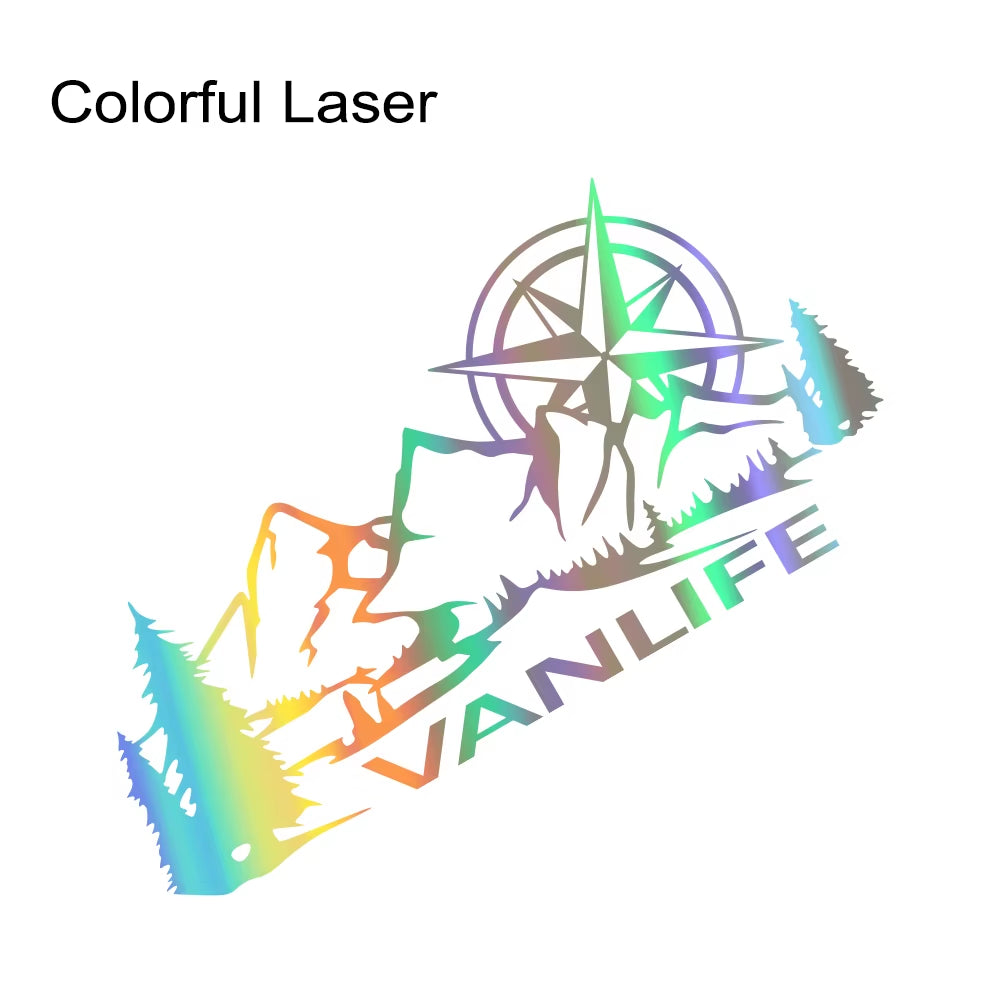 Car Body Side Stickers Camper Van Life Vanlife Decor Decal Vinyl Decoration for Truck RV Bus Caravan Minivan Auto Accessories