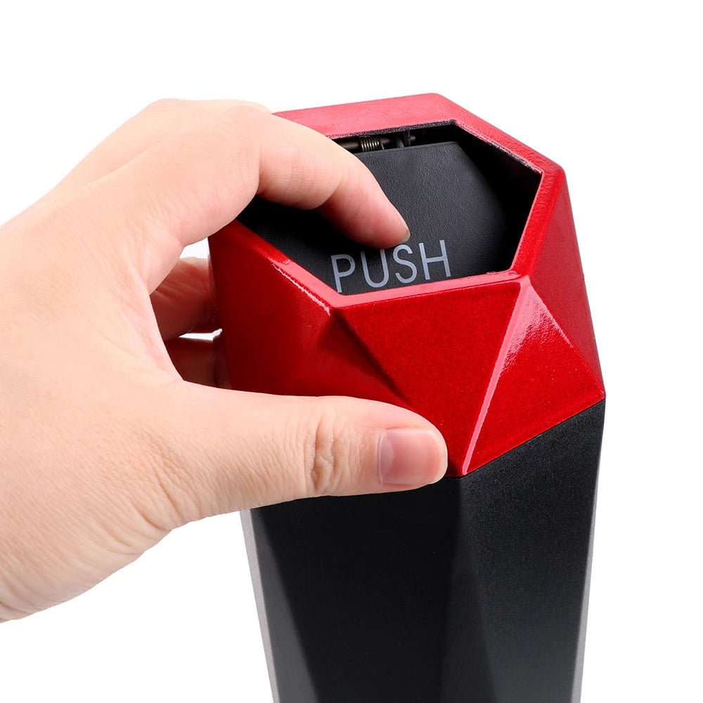 Car Interior Mini Trash Can Dustbin Garbage Bin Storage Case Bucket Push Lid Accessories Universal Caravan RV Truck off Road 4X4
