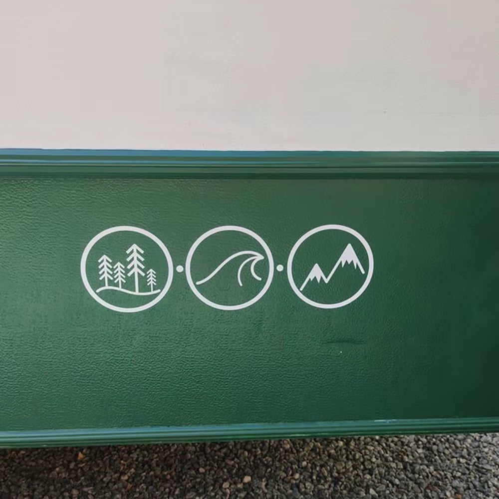 Car Styling Forest Wave & Mountains in a Circle Stickers and Decals Vanlife Van Camper Decor Vinyl Accessories