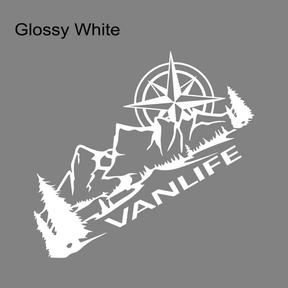 Car Body Side Stickers Camper Van Life Vanlife Decor Decal Vinyl Decoration for Truck RV Bus Caravan Minivan Auto Accessories