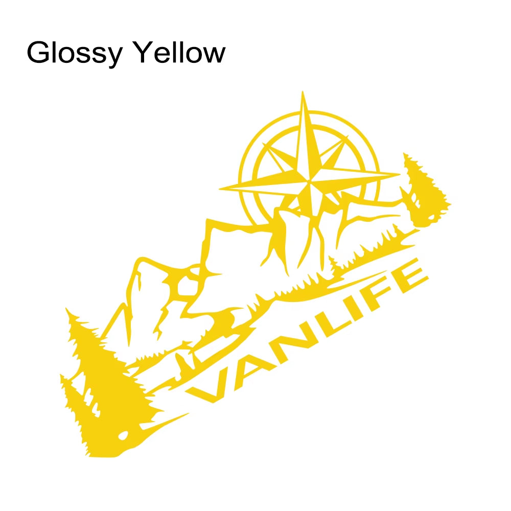 Car Body Side Stickers Camper Van Life Vanlife Decor Decal Vinyl Decoration for Truck RV Bus Caravan Minivan Auto Accessories